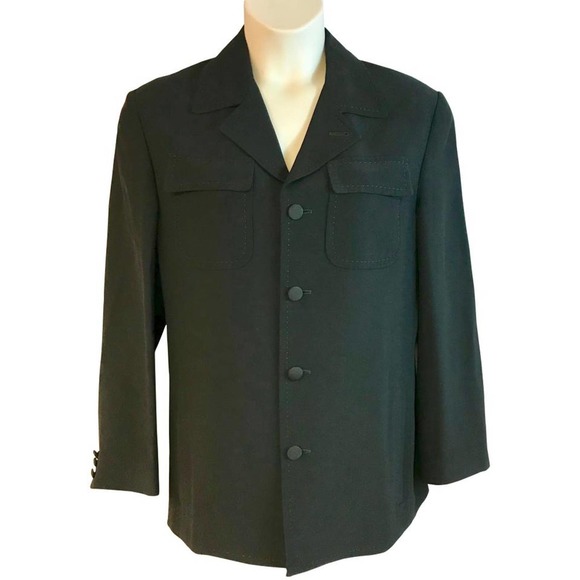 Gianfranco Ferre l Black Blazer Jacket 48